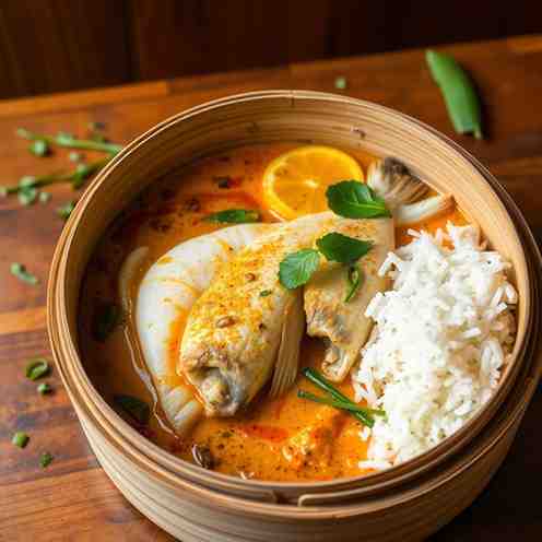 Cambodian Fish Amok - Steamed Curry